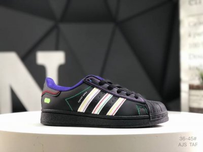 阿迪达斯 Ad Originals Superstar 贝壳头 采用全新头层拼接皮革材质 后跟采用特色3D立体印字 渠道正品订单 诠释市场最高工艺水平 全鞋进口