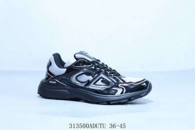 Dior迪奥B30网眼织物厚底系带休闲低帮运动鞋男女同款老爹鞋 货号 3Sn279Zmb969430 313500Adutu 36-45