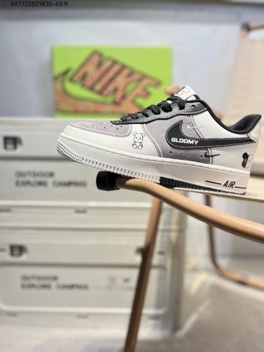 290 公司级头层暴力熊 X Nk Air Force 1'07 Low 空军一号低帮休闲板鞋 #定制皮料 原楦原纸板 纯正空军版型 高清洁度 内置全掌气垫Ky