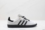 真标阿迪达斯三叶草Adidas Originals Samba Og 桑巴舞系列绅士德训足球风百搭低帮休闲运动板鞋 货号:J p7010 尺码:36 36.5