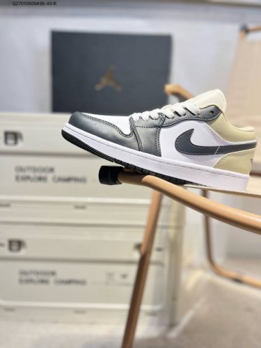 公司级头层皮乔丹Air Jordan 1 Low Aj1低帮系列篮球鞋 官方同步配色 原装级产物 #拒绝公底 立体鞋型 细节完美 高清洁度553558 Qz70