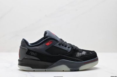 真标Who Decides War X Nike Jordan Flight Court Ate 搭防滑耐磨 低帮 耐克复古篮球鞋 货号:Hq2958-006