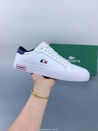 lacoste鳄鱼低帮休闲复古潮流时尚运动板鞋 size 如图 编码 K256K5510518