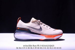 Nike Zoomx Invincible Run Fk 3 耐克减震回弹跑步鞋 织物材质运动鞋 耐磨防滑舒适 真标带半码 36-45 Xm0216Q625
