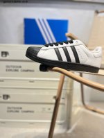 130 全新配色 Adidas阿迪达斯三叶草Superstar W经典贝壳头运动板鞋Ji0124 Qm7011128#35-45半