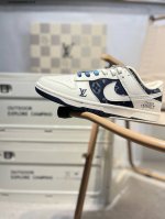 Nike Sb Dunk Low“Lv联名” 周年高端定制 低帮休闲板鞋 定制鞋盒 超高清洁度 皮料切割干净无任何毛边 细节完美Xb3802 Qd7660822