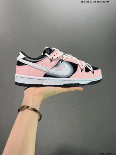 Nike Sb Dunk Low 蒸汽木偶 烟熏玫瑰 解构抽绳鞋带 纯原大厂出品 极力推荐 原装头层材料 独家版型蒸餾加工 帶來的是更好的视觉和脚感体验 大厂纯