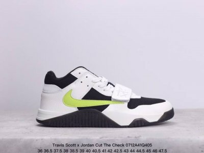 公司级travis Scott X Jordan Cut The Check Aj1 乔1倒勾魔术贴 时尚篮球鞋 Dr9317-467全新系列在鞋面上加入了魔术