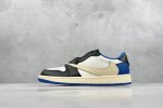 Yh性价比 Travis Scott X Air Jordan 1 原盒原配 原厂拉帮工艺 针距密度一致 全新升级网板中底 原楦原纸板开发 后跟弧度收口自然不对