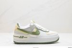 真标耐克Nike Wmns Air Force 1 Shadow全新少女系解构主义设计 马卡龙空军一号轻量增高低帮百搭板鞋 为经典设计注入玩味元素 分层结构、加