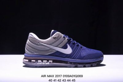 Nike Air Max 2017 耐克17款大气垫 滴塑纳米材质 舒适脚感软底 耐磨缓震运动休闲跑鞋 40-45 Xm0109Q069