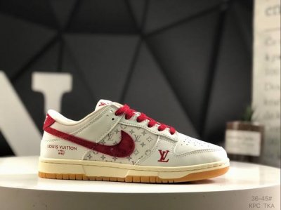 250 Nike Sb Dunk Low Lv联名 原装头层材料 独家版型蒸餾加工 帶來的是更好的视觉和脚感体验 大厂纯原品质出货 清洁度 电绣工艺 皮料切割干