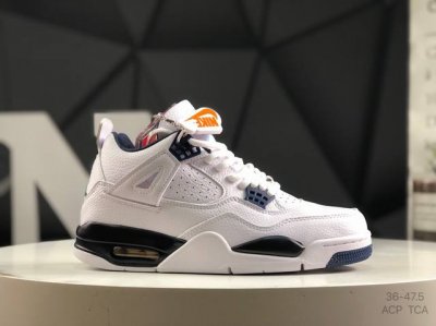 头层带半码 乔丹 Air Jordan Aj4 Retro 货号：314254 107 原鞋开发原楦原纸板同源开发 完美呈现乔4的版型 内侧正确双色网格 还原细