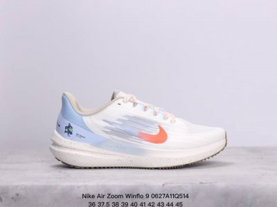 耐克nike Air Zoom Winflo 9登月系列针织面透气 训跑练步鞋 内置zoom气垫 脚回感弹感受非常直接 货号：Dd8686 600 Xm0627