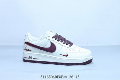 耐克 Nike Air Force 1 Af1耐克 低帮 空军一号休闲板鞋 货号 Dr -105 511650Adewe半 36-45