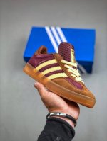 Adidas Originals Gazelle Indoor休闲舒适轻便耐磨 低帮 板鞋 货号：Ji0324 #采用反绒面革组合环保纤维革鞋面材质 尺码：35