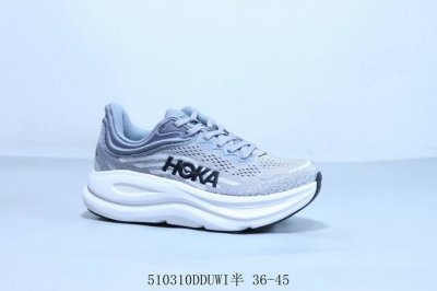 hoka One One Clifton 9代 机能轻量缓震网面增高越野男女跑步鞋 510310Dduwi半 36-45