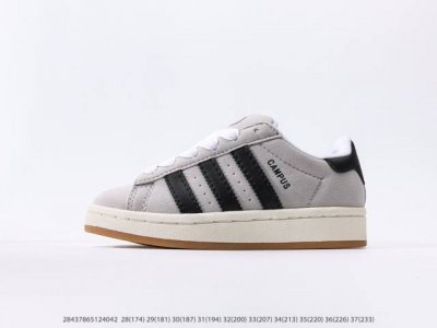 童鞋 阿迪达斯Adidas Originals Campus 00S 学院系列面包风经典复古低帮百搭休闲运动板鞋注意：图下方显示为实际脚长，单位毫米[手工测量，