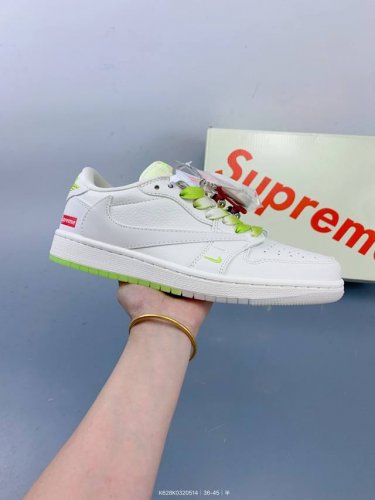 公司级 Travis Scott X Fragment Design X Jordan Air Jordan 1 Low Og Sp “Supreme联名 双勾