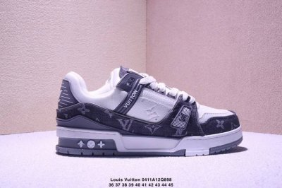 公司级路易威登 Louis Vuitton Lv路易威登板鞋 时尚运动鞋 潮厚底增高鞋 舒适防滑底和百搭性霸屏整个时尚娱乐圈 细节调整完美主义 鞋面采用柔软皮革