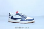 乔丹Air Jordan 1 Low Aj1 乔1低帮复古文化休闲运动篮球鞋 倒勾 斯图西 4 80Ddyee半 36-45