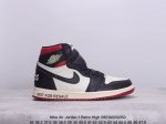 公司级耐克nike Air Jordan 1 Retro High Og Black White Aj1代迈克尔 乔丹高帮经典复古百搭休闲文化运动篮球鞋 货号: