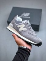 New Balance 574 复古单品纯原批次 New Balance 新百伦 574 复古运动休闲跑步鞋 原版楦型 ENCAP缓震中底技术对比正品 货号：U