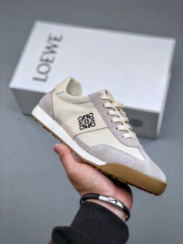 新货#罗意威 Loewe Ballet Runner 25Ss春季新款爆款 2.0系列阿甘复古风德训鞋薄底百搭休闲运动鞋 #外贸出口订单 广东原厂 作为Loew