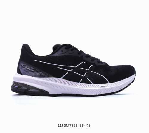 亚瑟士 Asics 男鞋gt-1000 12 运动休闲跑步鞋 时尚经典 缓震舒适 彩色 透气防滑耐磨 休闲百搭 2024夏季新款训练鞋 马拉松跑鞋黑武士款采用网