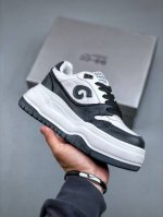 新货Gg-Cc2025 新款潮流厚底板鞋 #广东大厂出品 “水洗做旧裂纹鞋面给与巨大视觉冲击力灵活性和自由度兼满足了时尚和实穿性”完美细节 25Ss春季新款 大