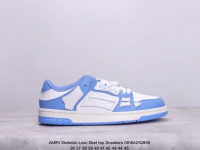 真标amiri Skeleton Low-Skel Top Sneakers 埃米尔骨骼系列 低帮 经典百搭休闲运动板鞋 尺码:36-45 xm0818Q898