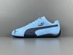 渠道优势 ！ 纯原版 彪马 彪马puma Speedcat Og White Red 极速赛车系列低帮德训风拼接复古百搭休闲运动赛车鞋“翻毛黑蓝 Logo” 货