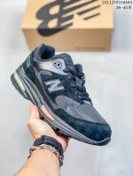 K版New Balance Made In USA M991系列 美产经典百搭老爹休闲运动跑步鞋 U991NV2 #鞋面采用猪巴革及大网眼布鞋面材质以及3层组合