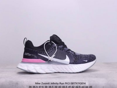 公司级真标带半码！ 耐克 Nike Zoomx Infinity Run Fk3 瑞亚 全新编织面专业缓震跑鞋 鞋款缓震系统的设计理念借鉴了react Infi
