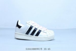 阿迪达斯Adidas三叶草 Originals Superstar 贝壳头厚底 系列低帮经典百搭休闲运动板鞋黑白 货号 Ji4268 510410Ddywi半