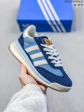 复古前卫都占了，联乘英国设计师品牌wales Bonner X Sl 72 Krs 经典复古低帮休闲运动慢跑鞋 尺码：36 36 37 38 38 39 40 - 点击图像关闭