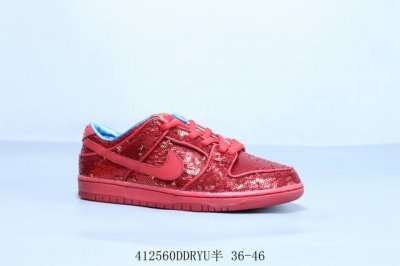 耐克 Nike Sb Dunk Low pro 复古低帮 休闲运动滑板板鞋 红鳞片 货号 Fz129 1 41 Ddryu半 36-46