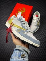 Travis Scott X Fragment Design X Air Jordan 1 Low Og Sp Aj1 乔1 蛇年限定 金蛇 低帮文化休闲板鞋
