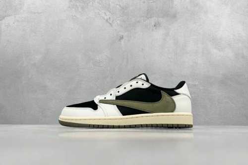 F版 Travis Scott X Fragment X Air Jordan 1 Low Ts联名倒钩低帮 错版灵感来源于洛杉矶球鞋店铺收到一双特别的错版 A