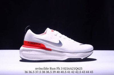 Nike Zoomx Invincible Run Fk 3 耐克减震回弹跑步鞋 织物材质运动鞋 耐磨防滑舒适 真标带半码 36-45 Xm0216Q625