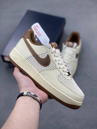 海外限量发售！公司级Nike Air Force 1 '07 Low 空军一号 低帮 运动鞋 休闲鞋 折边针车 工艺难度大 原楦头原纸板 原装鞋盒 定制五金配件