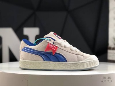 真标带半码 彪马 Puma Suede Xl Crush复古单品彪马 防滑耐磨低帮德训板鞋 货号:399671 01 尺码:36 37 37.5 38 38.5
