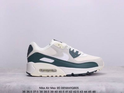 真标耐克nike Air Max 90 经典复古小气垫缓震跑鞋 鞋面由皮和革织物打造，犀利的条线打造出酷劲十的足视觉效果 网布鞋增面强透气性，穿着为极舒适 经可
