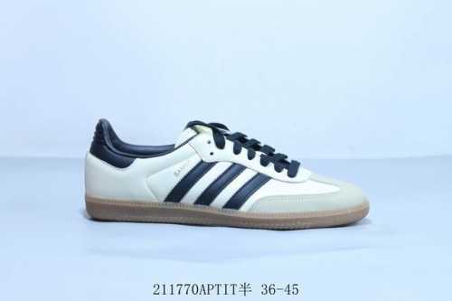 阿迪达斯三叶草Adidas Originals Samba Vegan Og”Spd“桑巴舞系列绅士德训足球风百搭低帮休闲运动板鞋 211770Aptit半 3