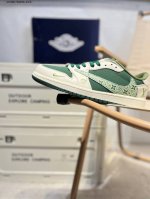 公司级头层皮Lv X 乔丹Air Jordan 1 Low Aj1低帮系列篮球鞋 官方同步配色 原装级产物 #拒绝公底 立体鞋型 细节完美 高清洁度Xs As7