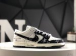 140 真标带半码耐克Nike Sb Dunk Low Lv联名 配色低帮休闲运动滑板板鞋 大厂纯原品质出货 纯正版型 定制鞋盒 皮料切割干净无任何毛边 细节完