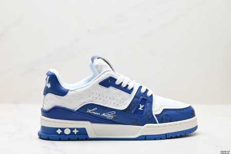 公司级全新lv路易威登louis Vuitton Trainer Sneaker Low休闲运动文化百搭板鞋 尺码:36-46 Id:Jgd268-Ajf - 点击图像关闭