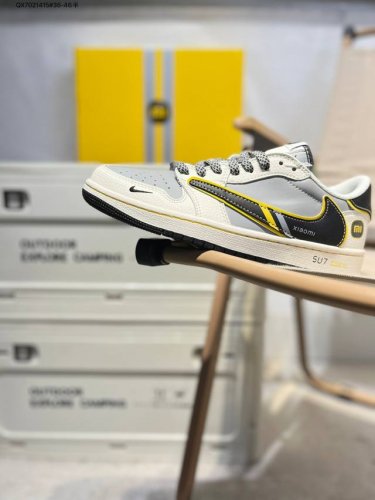 公司级头层皮小米 X 乔丹Air Jordan 1 Low Aj1低帮系列篮球鞋 官方同步配色 原装级产物 #拒绝公底 立体鞋型 细节完美 高清洁度Xx3168