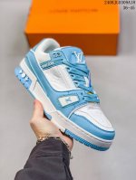 抽屉盒36－45 40-45 36-40 全新lv路易威登louis Vuitton Trainer Sneaker Low休闲运动文化百搭篮球板鞋 08Jgd