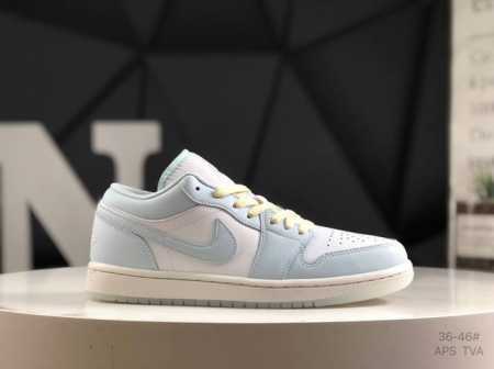 耐克 Jordan Air Jordan 1 Low 舒适百搭防滑耐磨低帮复古籃球鞋 男女同款 码数：36-46 半 Aps Tva 货号：Hj5999 400 - 点击图像关闭